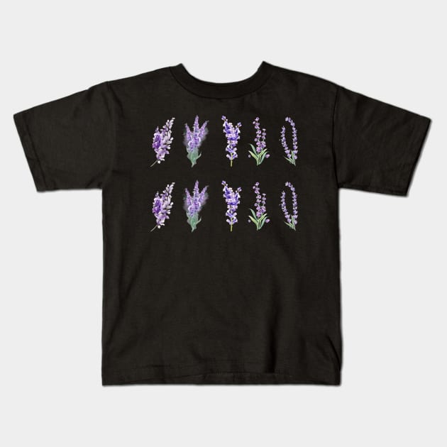 lavender Kids T-Shirt by Thorsen O cowell